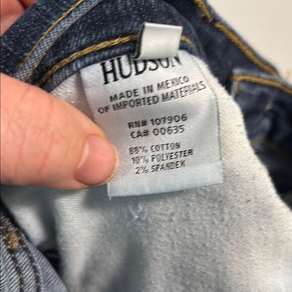 Hudson Jeans Blue Skinny Denim Tapered Fit - Picture 10 of 12